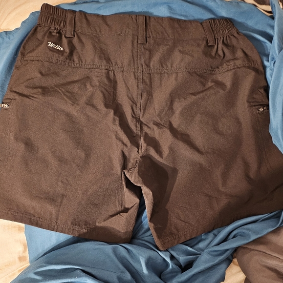 Willit Womens Black Cargo Shorts UPF 50 Hiking Golf SPF Stretch Sz L - Picture 5 of 9